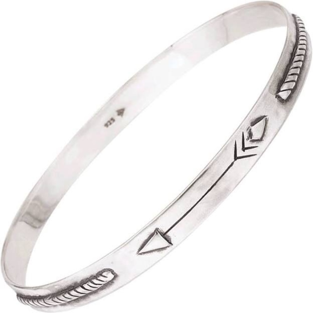 Silpada “Arrow Dynamic” Sterling Unisex Bangle